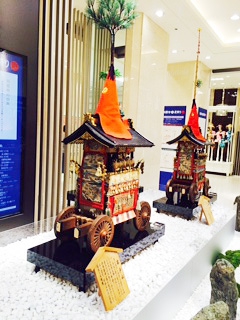 京都 祇園祭の模型